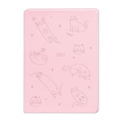 Terminplaner GRAFIK WERKSTATT Das Original Terminplaner Lederlook 2027 Rosa