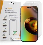 kwmobile 3x Screen Film for Apple iPhone 18 Pro Max - Anti-Glare Phone Screen Protector, Anti-Fingerprint, Scratch Resistant, Bubble-Free