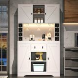 MODFU Buffetkast Wit MDF 105 x 40 x 180 cm