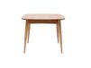 Miliboo NORDECO Table à manger extensible carrée en bois clair Frêne L90-130 cm 4 personnes