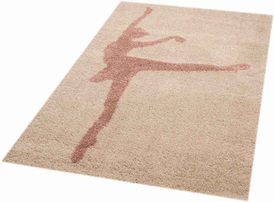 Zala Living Kindervloerkleed Vini Ballerina 120x170 cm Roze & Crème