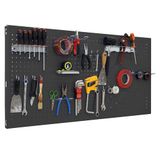 Simon Rack Gereedschapsorganizer voor aan de Muur met 25 Accessoires, Metaal, 400x1200x35 mm, Antraciet – Simonwork