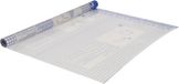 Ger Import Rouleaux de film de couverture de livre d'école transparent auto-adhésif 50 x 150 cm