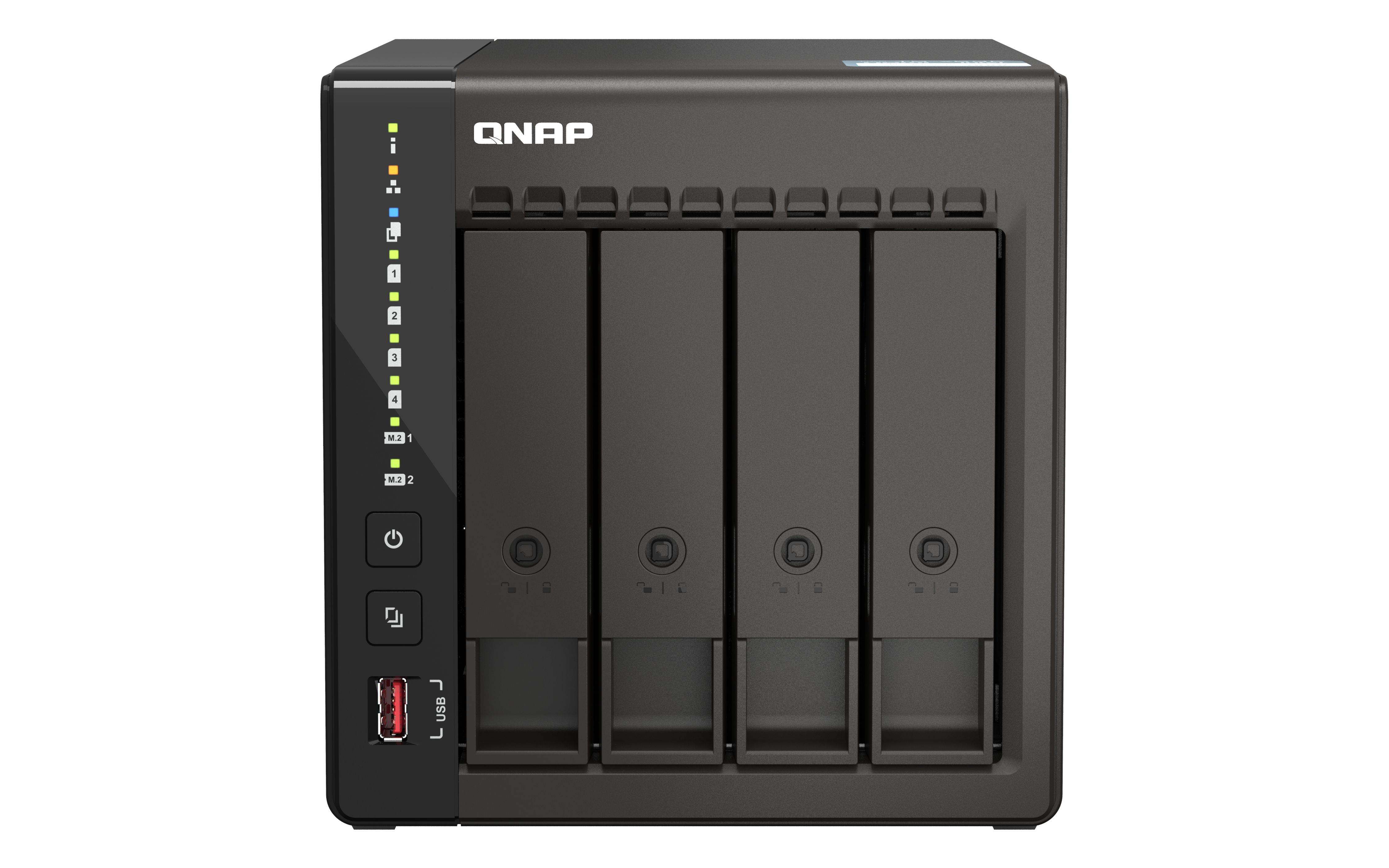 QNAP TS-453E NAS - 4-Bay - Intel Celeron J6412 - 8GB RAM - Black