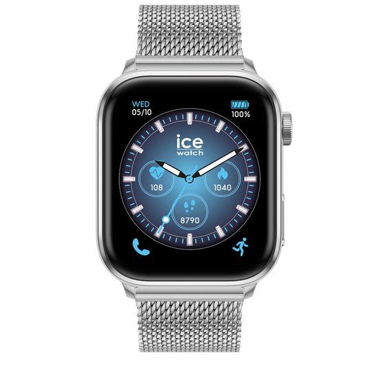Ice Watch ICE smart 3.0 - Silver 025803 Horloge - Staal - Zilverkleurig - Ø 40 mm
