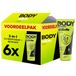 Gillette Labs 6x Gillette Labs Body+ Intimate 2-en-1 crème à raser et nettoyant pour le corps 177 ml