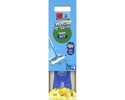 Swiffer Vloerreiniger Startset - 1 Vloerwisser & 6 Vochtige Vloerdoekjes