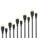 KabelDirekt – Micro USB-kabel 5x0,3m – USB 2.0, sync & opladen, nylon