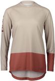 POC MTB Pure Longsleeve Jersey Dames - beige/bruin