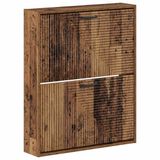 vidaXL Wandgemonteerde Schoenenkast HAARLEM 71 x 17 x 86 cm Bewerkt hout