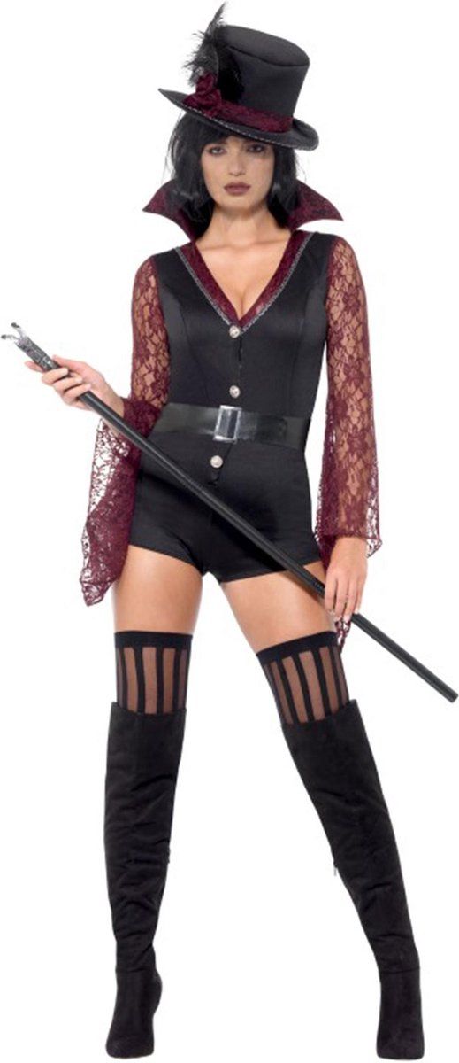 Smiffys Koorts Vampier Kostuum - Zwart - Polyester - Heren