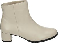 Hassia - 304220 - Enkellaarzen - Leer - Wit/beige - Maat 39