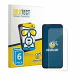 BROTECT Screenprotector 6 Stuks voor TCL K70 4G Beschermglas transparant