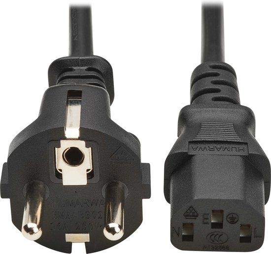 Eaton P054-03M-EU electriciteitssnoer Zwart 3 m CEE7/7 IEC C13