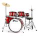 TIGER JDS14-RD 5-delige junior drumset - rood