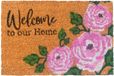 Merkloos Relaxdays Deurmat kokos - welcome to our home - 60 x 40 cm - antislip