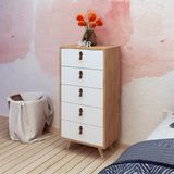 Merkloos Asir dressoir - eiken wit - 50 x 103 x 40 cm