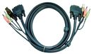 Aten 2L-7D03U verbindingskabel (DVI, USB, 2x audio-stekker) 3m