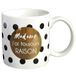 Draeger - Originele mok - theekopje om cadeau te geven aan je dierbaren - koffiekop in fijn porselein - 350 ml 8 cm in diameter x 8,5 cm hoogte Madam heeft altijd gelijk