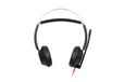 HP Poly POLY Blackwire 5220 Headset - USB-C, 3.5mm, Stereo, Black/Red (Bulk)
