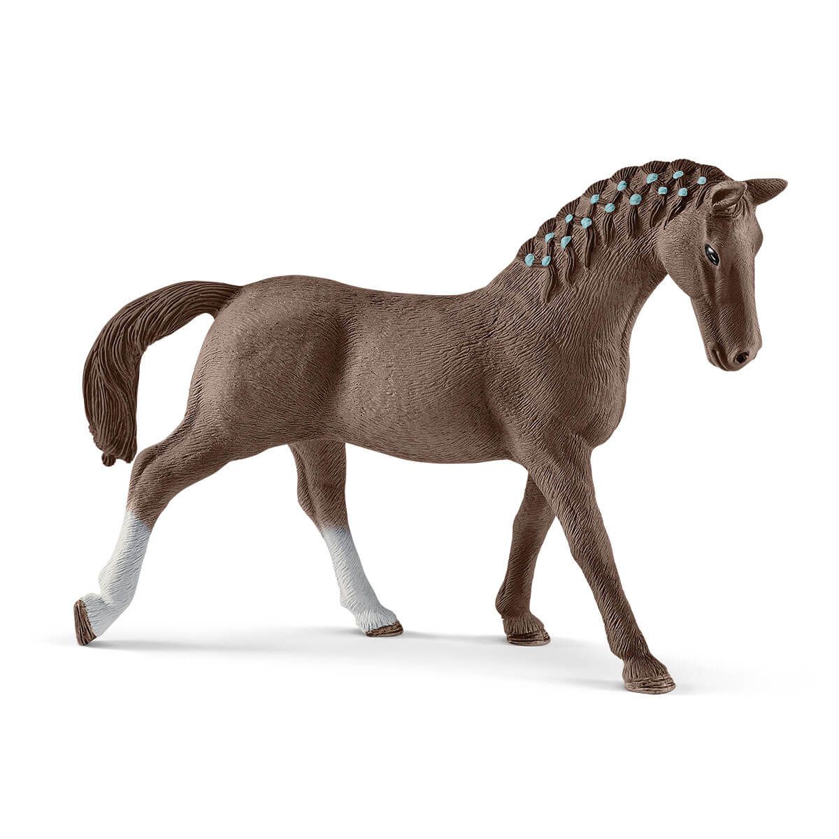 SCHLEICH HORSE CLUB Trakehner Merrie - Toy Figure - Brown/White - Ages 5-12