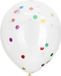 Koopman Ballons avec Confettis Multicolores, 8 pièces.