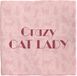 spreuktegel Deco Tile Crazy Cat Lady spreuktegel - decoratieve keramische tegel - kattenmotief - grappige wanddecoratie - Flamingo