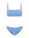 Shiwi Lola Bikini Set Waterlily Structure Blue Waterlily Structure Taille: 44