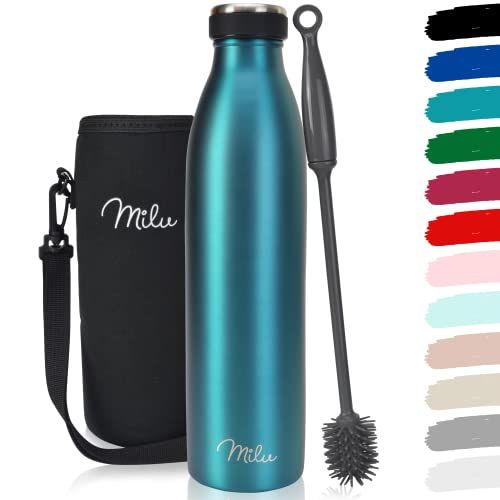 MILU Roestvrijstalen Drinkfles - 750ml - Groen