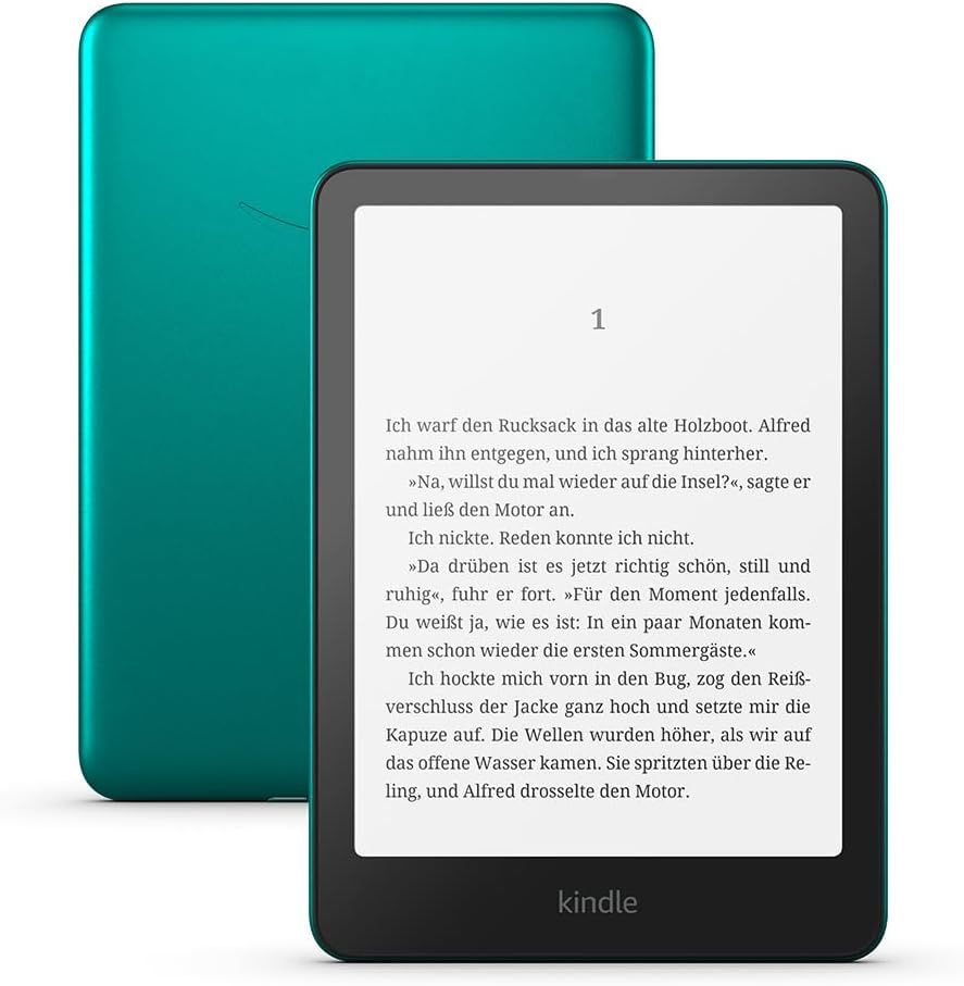 Amazon Kindle Paperwhite Signature Edition e-book reader - 7" - 32 GB - Wifi - Green, Metallic
