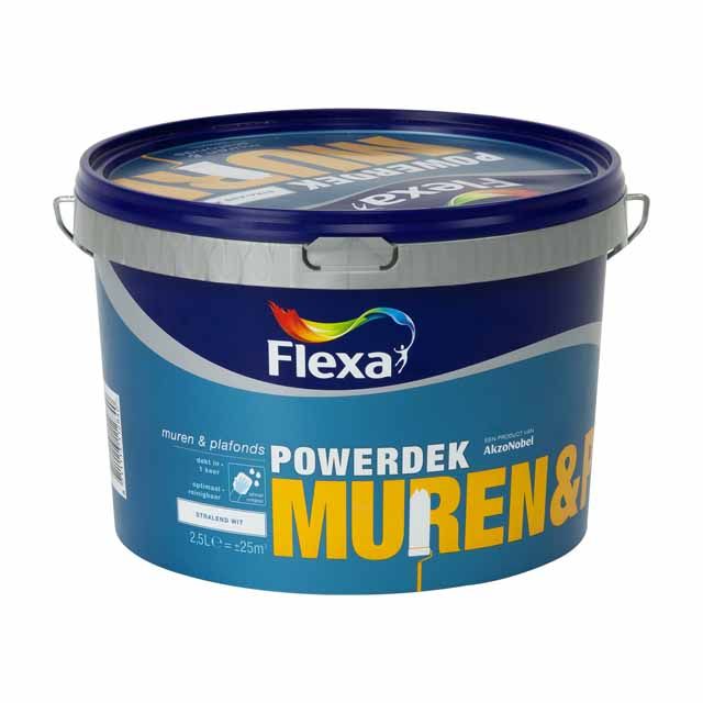 FLEXA Powerdek Muurverf - 2.5 liter