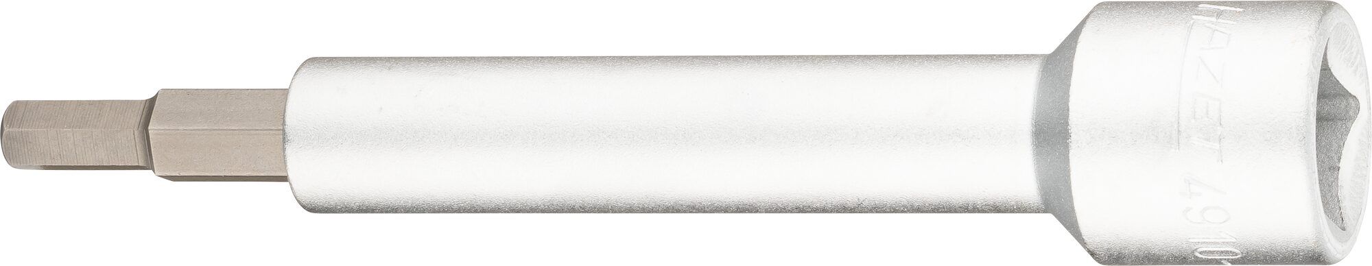 HAZET Verlengstuk 4910-6 · 1/2 inch (12,5 mm) vierkant hol · Binnen-zeskant-profiel · SW 6 mm
