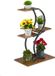 Merkloos Relaxdays Plantenstandaard binnen - 76x48x30 cm - voor 5 potten - zwart/donkerbruin