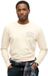 Superdry - Athletic Essentials Longsleeve Top - Heren - Tops - XL - Katoen/Polyester - Desert Bone Off White