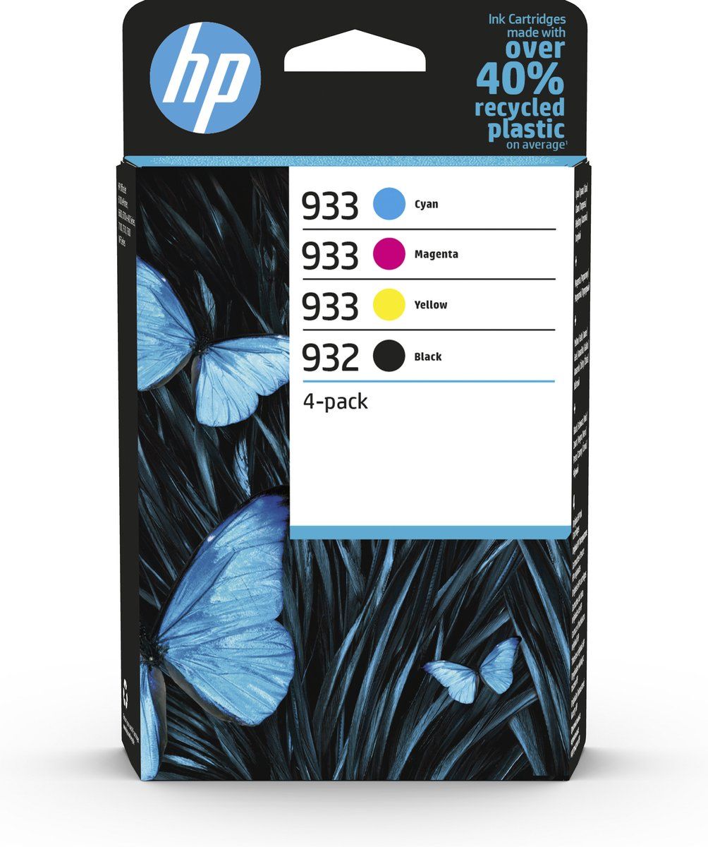HP 932 + 933 - Inktcartridge kleur & zwart - 8720254994437