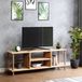 en.casa TV meubel Ærøskøbing 120x29x43 cm houtkleurig