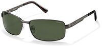 POLAROID P4416 Zonnebril - Zilverkleurig - Groen - Heren