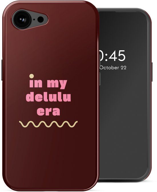 Selencia Hoesje - Geschikt voor Apple iPhone 17e / 16e - Backcover geschikt voor MagSafe - Delulu
