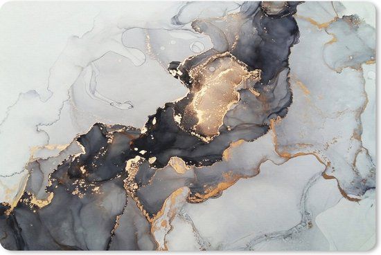 MousePadParadise Mousepad - Gold Marble - 27x18cm