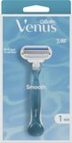 Gillette Venus Smooth - Rondingvolgende Mesjes - 1 Handvat - 1 Navulmesje