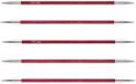 KnitPro Royale Sokkennaalden 15 cm 4.00 mm Hout Rood