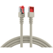 Patchkabel RJ45 Patchkabel Cat.6 S/FTP LSZH, grau 1,5m - 1 VPE = 10 Stück