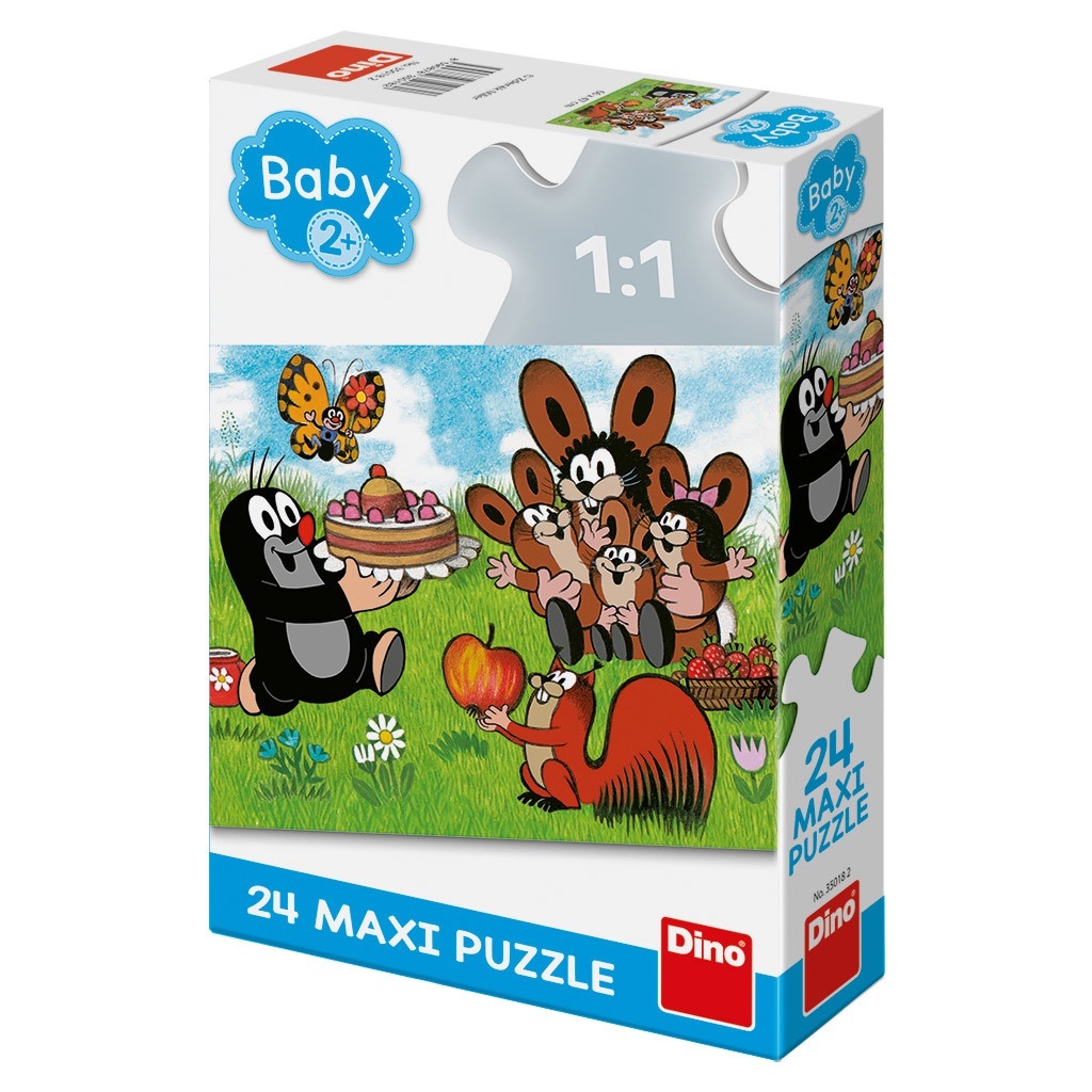 Dino Toys Molletje - Verjaardag Puzzel (24 Maxi)