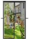 Moustiquaire de porte professionnelle (60 x 200 cm, Noir)