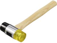 TOOLCRAFT TO-9991035 Marteau en caoutchouc Mi-souple, Mi-dur 430 g 310 mm 1 pièce(s)