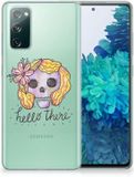 Samsung TPU Hoesje voor Silicone Back Case Samsung Galaxy S20 FE Boho Skull