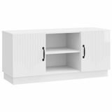 vidaXL TV-kast 102 x 34,5 x 47 cm Hoogglans Wit Bewerkt hout