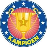 Bellatio Decorations Bierviltjes/onderzetters kampioen 1e prijs/trofee 50x stuks