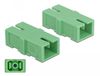 Delock Glasvezeladapter SC Simplex 4 stuk(s) Groen