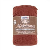 GLOREX 5 1008 32 - Macramé Katoen 2 mm, 250 g, Terracotta